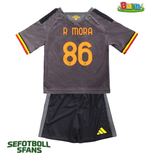 AS Roma Rodrigo Mora #86 Tredjeställ Barn 2026-27 Kortärmad (+ Korta byxor)